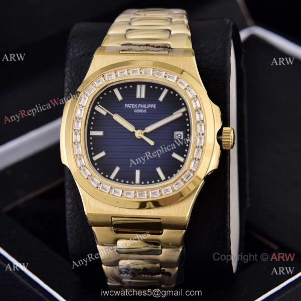 Copy Patek Philippe Nautilus 40mm Watches New Green Dial Gold Case Copy Patek Philippe Nautilus 40mm Watches New Green Dial Gold Case