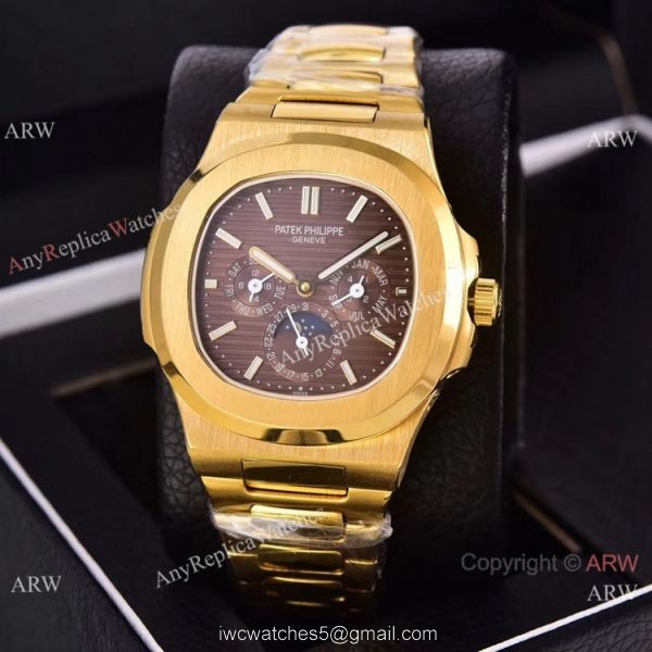Knockoff Patek Philippe Nautilus Moon Phase Red Gradient Dial Watches 40mm Knockoff Patek Philippe Nautilus Moon Phase Red Gradient Dial Watches 40mm