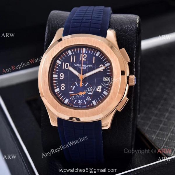 Best Clone Patek Philippe Aquanaut VK Quartz Watches Rose Gold Case Best Clone Patek Philippe Aquanaut VK Quartz Watches Rose Gold Case