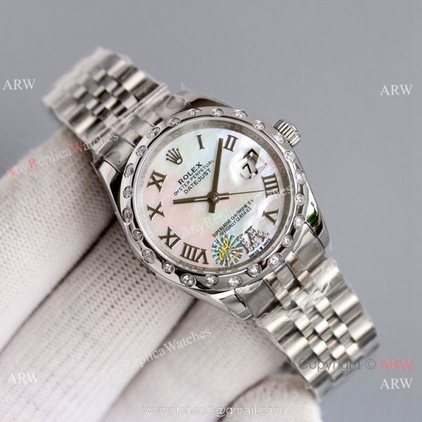 Swiss Copy Rolex Oyster Perpetual Datejust 31mm Watch Pink and Jubilee Swiss Copy Rolex Oyster Perpetual Datejust 31mm Watch Pink and Jubilee