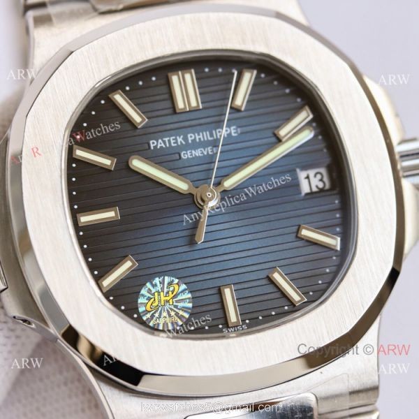 Swiss Grade Copy Patek Philippe Nautilus PPF Factory Cal324 Watch Blue Gradient Dial Swiss Grade Copy Patek Philippe Nautilus PPF Factory Cal324 Watch Blue Gradient Dial