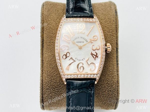 Swiss Grade 1 Franck Muller Cintree Curvex Lady Watches Diamond Bezel Swiss Grade 1 Franck Muller Cintree Curvex Lady Watches Diamond Bezel