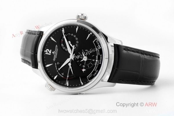 ZF Factory 1:1 Swiss Replica Jaeger leCoultre Master Watch Blue Face Leather Strap ZF Factory 1:1 Swiss Replica Jaeger leCoultre Master Watch Blue Face Leather Strap