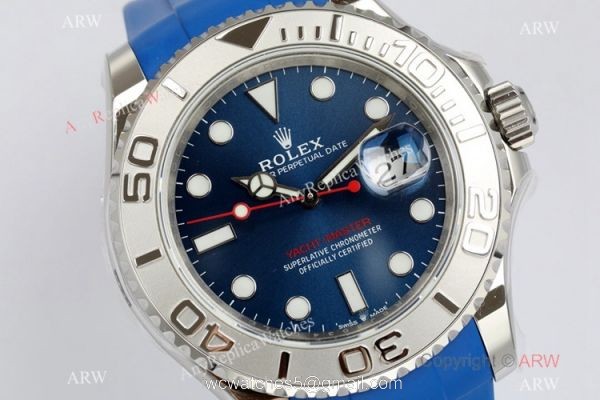 EW Factory Rolex Yacht Master 40mm Swiss 3235 904L Blue Rubber Watch AAA Replica EW Factory Rolex Yacht Master 40mm Swiss 3235 904L Blue Rubber Watch AAA Replica