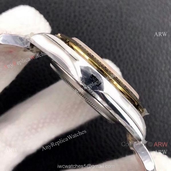 Custom Edition AAA Replica Rolex Daytona 1:1 Noob Factory 4130 Two Tone Black Diamond Custom Edition AAA Replica Rolex Daytona 1:1 Noob Factory 4130 Two Tone Black Diamond