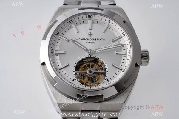 EUR Factory Best Edition Copy Vacheron Constantin Overseas tourbillon Watch Silver Dial EUR Factory Best Edition Copy Vacheron Constantin Overseas tourbillon Watch Silver Dial