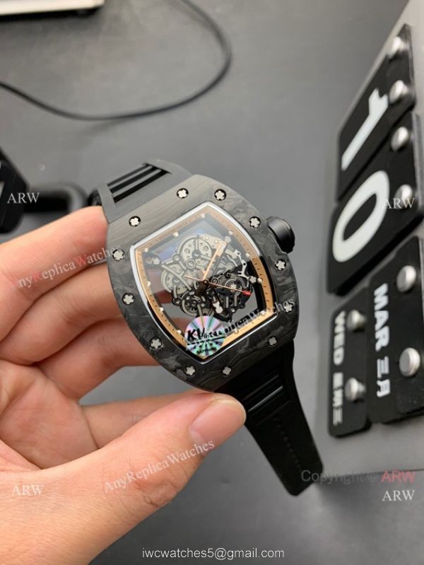 KV Factory Richard Mille RM-055 Bubba Watson Watch Carbon Fiber Skeleton Dial KV Factory Richard Mille RM-055 Bubba Watson Watch Carbon Fiber Skeleton Dial