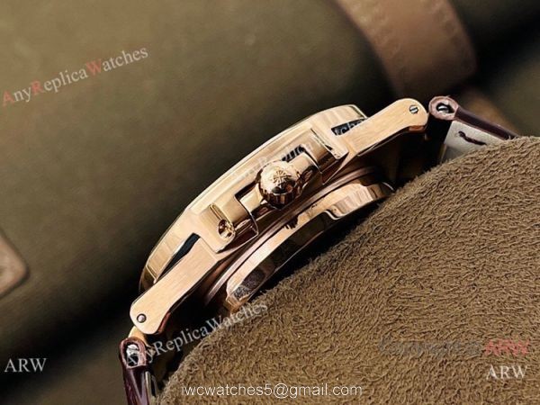 (PF Factory) Patek Philippe Nautilus Moonphase 5724 Watch Rose Gold Black Dial (PF Factory) Patek Philippe Nautilus Moonphase 5724 Watch Rose Gold Black Dial