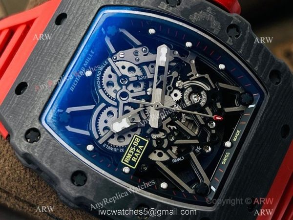 RM Factory 1:1 Swiss Copy Richard Mille RM35-02 Rafael Nadal Rubber Strap Watch RM Factory 1:1 Swiss Copy Richard Mille RM35-02 Rafael Nadal Rubber Strap Watch