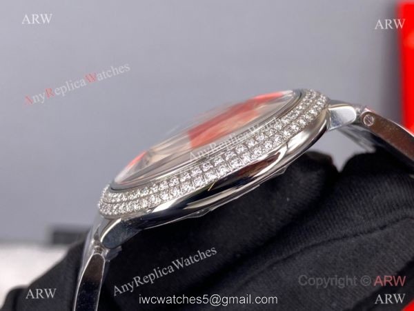 V6 Factory Swiss Copy Cartier Ballon Bleu 42MM Diamond Bezel Watch Automatic Movement V6 Factory Swiss Copy Cartier Ballon Bleu 42MM Diamond Bezel Watch Automatic Movement