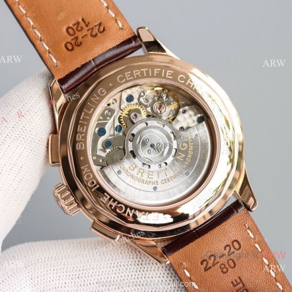 JH Factory Swiss Breitling Premier B01 Chronograph Watches Asia7750 Rose Gold JH Factory Swiss Breitling Premier B01 Chronograph Watches Asia7750 Rose Gold