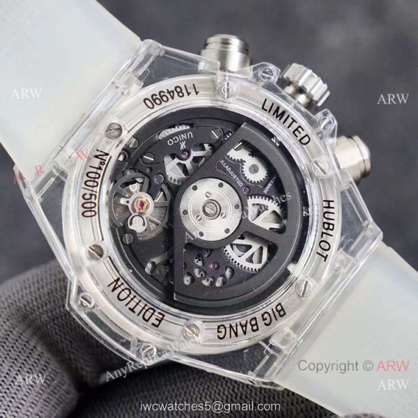 2021 Replica Hublot Big Bang Unico Sapphire Watch Diamond Bezel 45mm 2021 Replica Hublot Big Bang Unico Sapphire Watch Diamond Bezel 45mm