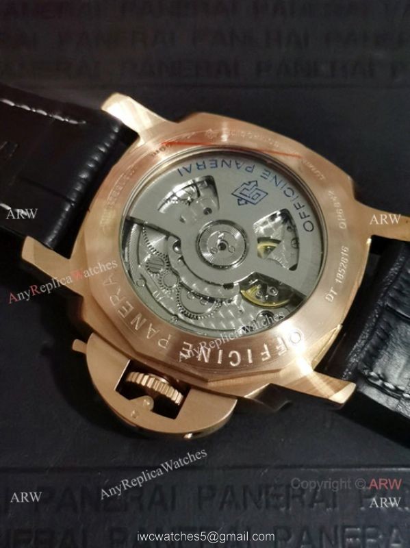 Copy Panerai Luminor Gmt Automatic PAM 00535 Watch Rose Gold Copy Panerai Luminor Gmt Automatic PAM 00535 Watch Rose Gold