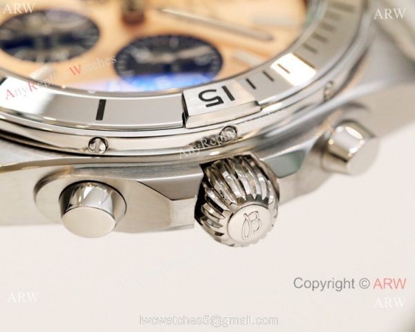 2021 New Super Clone Breitling Chronomat 1:1 GF Factory Watch Rose Gold Dial 2021 New Super Clone Breitling Chronomat 1:1 GF Factory Watch Rose Gold Dial