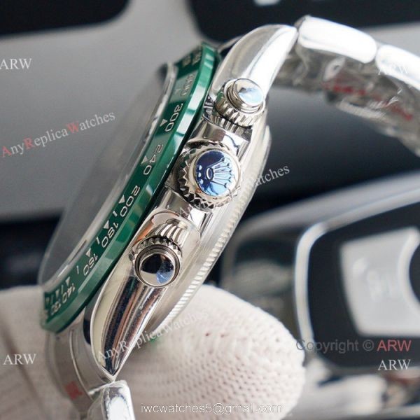 Swiss Grade 1 Copy Rolex Cosmograph Daytona ETA7750 Chronograph Watch Green Ceramic Bezel Swiss Grade 1 Copy Rolex Cosmograph Daytona ETA7750 Chronograph Watch Green Ceramic Bezel
