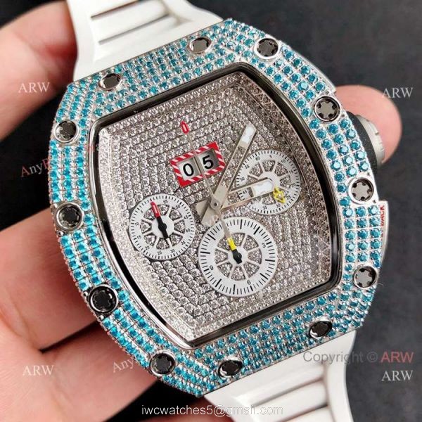 New Diamond Richard Mille RM 11-FM Flyback Chronograph Asia 7750 Watch Replica New Diamond Richard Mille RM 11-FM Flyback Chronograph Asia 7750 Watch Replica