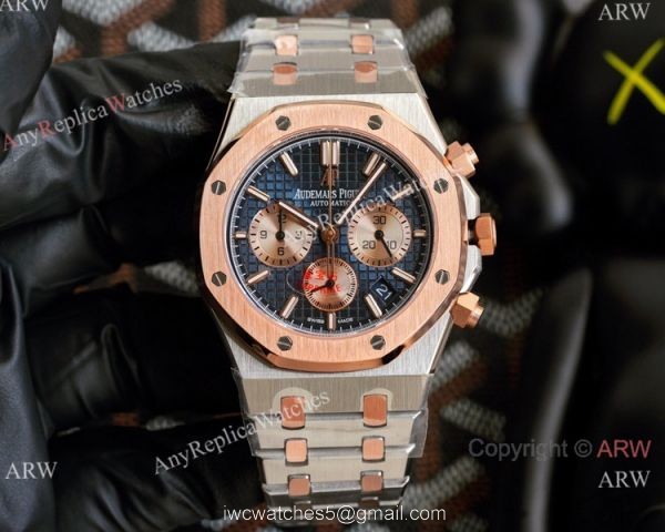 Knockoff Audemars Piguet Royal Oak 42mm Watch 2-Tone Rose Gold Chronograph Knockoff Audemars Piguet Royal Oak 42mm Watch 2-Tone Rose Gold Chronograph