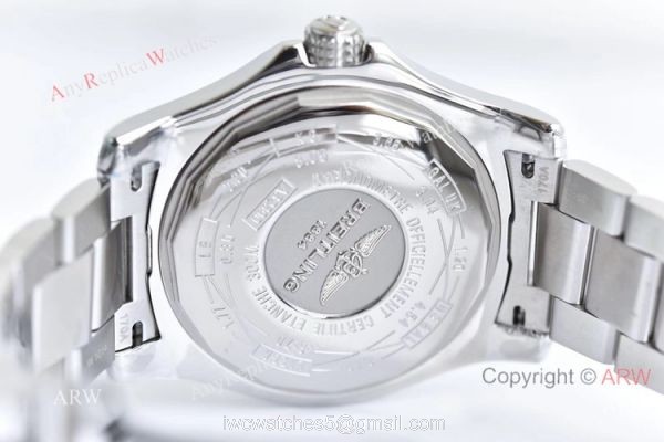 GF Factory Breitling Avenger II GMT Black Arabic Dial Stainless Steel Watch Swiss Grade Replica GF Factory Breitling Avenger II GMT Black Arabic Dial Stainless Steel Watch Swiss Grade Replica