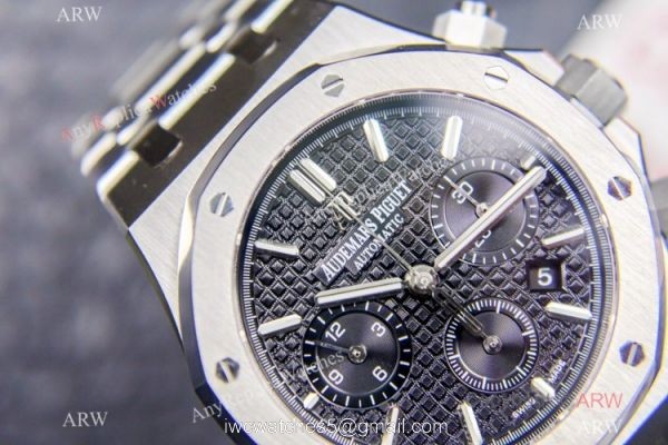 Grade 1A Swiss Clone Audemars Piguet Royal Oak ETA7750 Watch Stainless Steel Black Dial Grade 1A Swiss Clone Audemars Piguet Royal Oak ETA7750 Watch Stainless Steel Black Dial