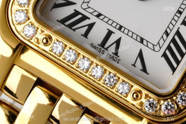 BV Factory AAA Replica Cartier Panthere 22mm Quartz Watch Yellow Gold Diamond Bezel 22mm BV Factory AAA Replica Cartier Panthere 22mm Quartz Watch Yellow Gold Diamond Bezel 22mm