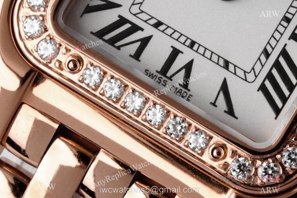 BV Factory Cartier Panthere De Swiss Quartz Watch Rose Gold Diamond Bezel 22mm for Women BV Factory Cartier Panthere De Swiss Quartz Watch Rose Gold Diamond Bezel 22mm for Women