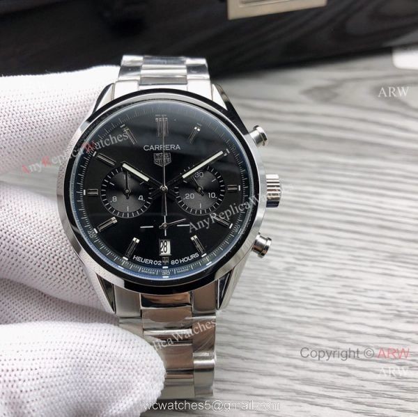 40mm Tag Heuer Carrera Blue Face Stainles Steel Watches For Men Replica 40mm Tag Heuer Carrera Blue Face Stainles Steel Watches For Men Replica