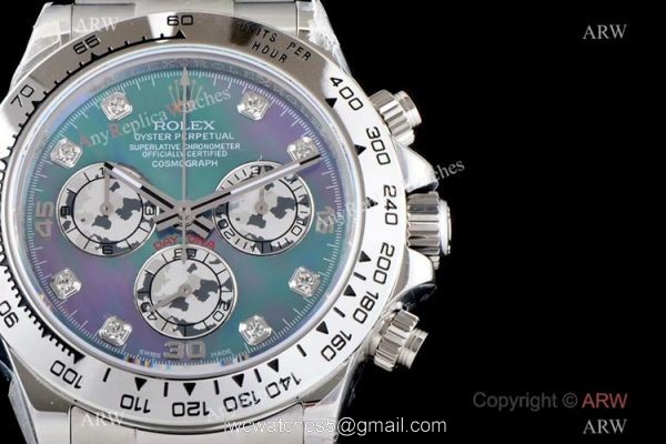 JH Factory Swiss Copy Rolex Daytona JH Cal.4130 Chrono Watch Blue Mother Of Pearl Dial 40mm JH Factory Swiss Copy Rolex Daytona JH Cal.4130 Chrono Watch Blue Mother Of Pearl Dial 40mm