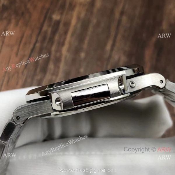 PPF Super Clone Patek Philippe Geneve Nautilus Moon phase Stianless Steel Gradient Blue Watch 40mm PPF Super Clone Patek Philippe Geneve Nautilus Moon phase Stianless Steel Gradient Blue Watch 40mm