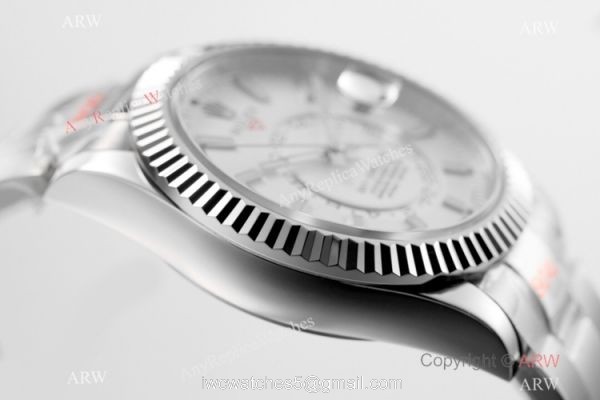 Super Clone Rolex Sky-Dweller AI 9001 White Dial 904L Stainless Steel / 1:1 Copy Watch Super Clone Rolex Sky-Dweller AI 9001 White Dial 904L Stainless Steel / 1:1 Copy Watch