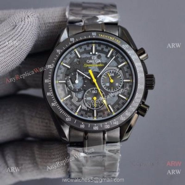 New Replica Omega Speedmaster Moonwatch All Black Chronograph Watch New Replica Omega Speedmaster Moonwatch All Black Chronograph Watch