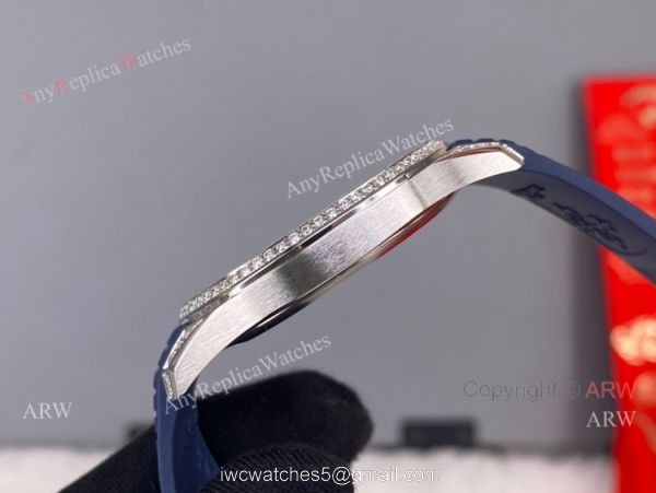 3k Factory Patek Philippe Aquanaut Blue Dial Diamond Bezel Watch 42mm High Copy 3k Factory Patek Philippe Aquanaut Blue Dial Diamond Bezel Watch 42mm High Copy