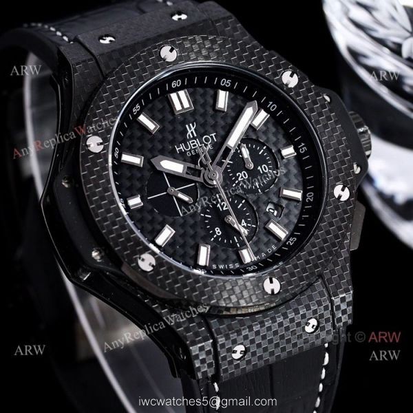 Hublot Big Bang 48mm All Black Carbon Fiber Automatic Watch High Copy Hublot Big Bang 48mm All Black Carbon Fiber Automatic Watch High Copy