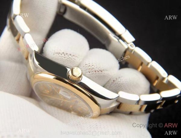 Rolex new Datejust 36 Gold Palm dial 2-Tone Oyster Bracelet Men 36mm Rolex new Datejust 36 Gold Palm dial 2-Tone Oyster Bracelet Men 36mm