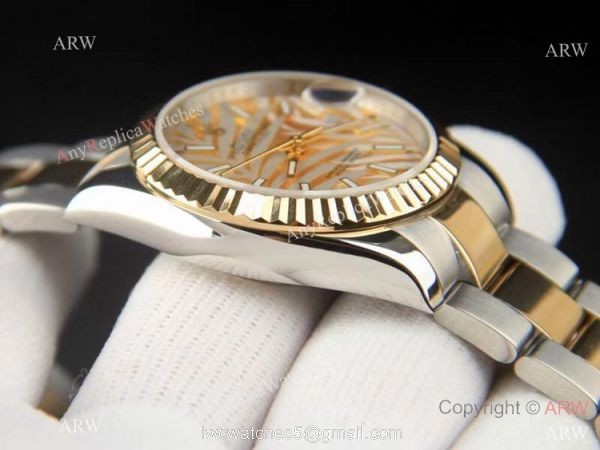 Rolex Datejust 36 Gold Palm Motif Dial Oyster Bracelet Replica Brand NEW Rolex Datejust 36 Gold Palm Motif Dial Oyster Bracelet Replica Brand NEW