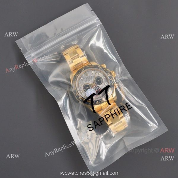 New 2021! AAA Replica Rolex Daytona Gold Meteorite Watch 43mm New 2021! AAA Replica Rolex Daytona Gold Meteorite Watch 43mm
