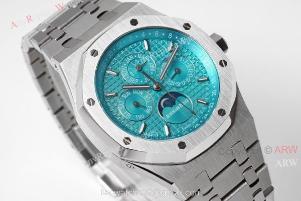 BF Audemars Piguet Perpetual Calendar Moonphase Blue Dial AP 26574 Swiss Replica Watch BF Audemars Piguet Perpetual Calendar Moonphase Blue Dial AP 26574 Swiss Replica Watch