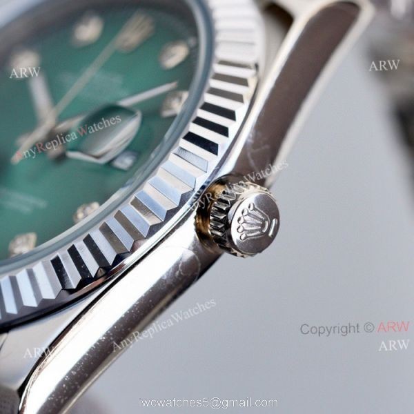 Rolex Datejust 41mm Green Dial With Diamond Markers Jubilee Watch Swiss Replica Rolex Datejust 41mm Green Dial With Diamond Markers Jubilee Watch Swiss Replica