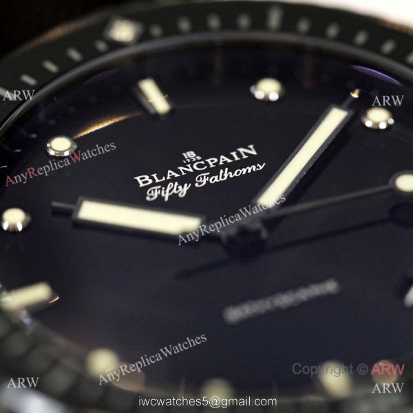 Swiss Grade Replica Blancpain Fifty Fathoms Bathyscaphe GF Factory Cal.1315 Watch All Black Swiss Grade Replica Blancpain Fifty Fathoms Bathyscaphe GF Factory Cal.1315 Watch All Black