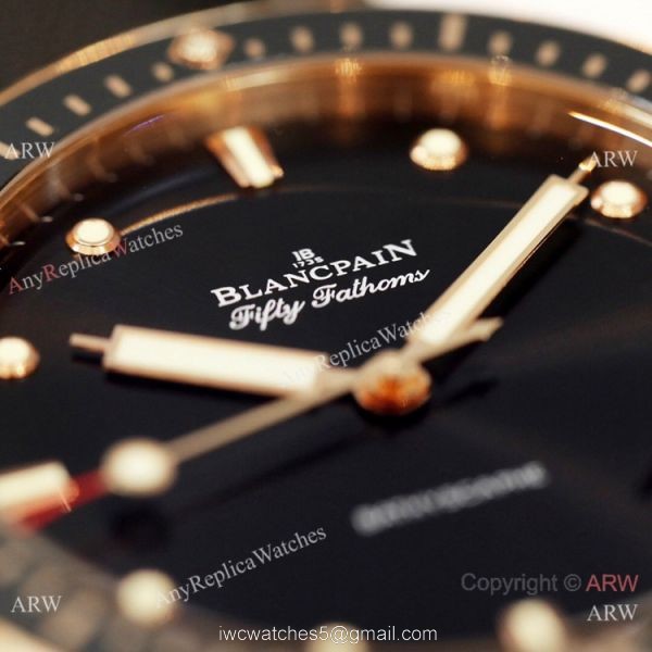 Swiss Grade Replica Blancpain Fifty Fathoms Bathyscaphe GF Factory Cal.1315 Rose Gold Watch Swiss Grade Replica Blancpain Fifty Fathoms Bathyscaphe GF Factory Cal.1315 Rose Gold Watch