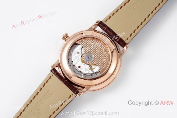 New Swiss Grade Blancpain Villeret Gmt Date 6662-1127-55 Rose Gold Watch 40mm New Swiss Grade Blancpain Villeret Gmt Date 6662-1127-55 Rose Gold Watch 40mm