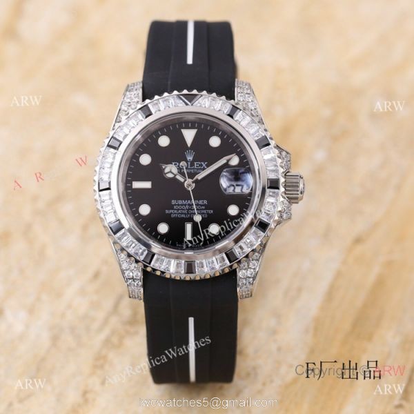 Swiss Quality Rolex Submariner Citizen 8215 Watch Black Dial Rubber B Strap Swiss Quality Rolex Submariner Citizen 8215 Watch Black Dial Rubber B Strap