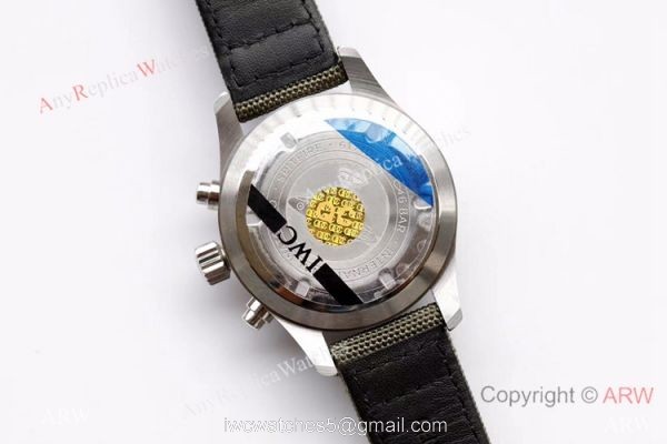 ZF Factory IWC Pilots Watch 7750 Chronograph Spitfire Stainless Steel ZF Factory IWC Pilots Watch 7750 Chronograph Spitfire Stainless Steel