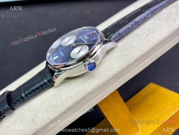 ZF Factory IWC Portugieser 7 Days Bucherer Blue Dial Watches 42mm ZF Factory IWC Portugieser 7 Days Bucherer Blue Dial Watches 42mm