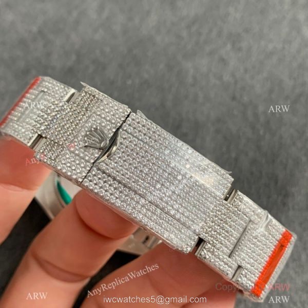 Replica Watch JVS Factory Iced out Daytona Rolex Watch 904L Stainless Steel 7750 Movement Replica Watch JVS Factory Iced out Daytona Rolex Watch 904L Stainless Steel 7750 Movement