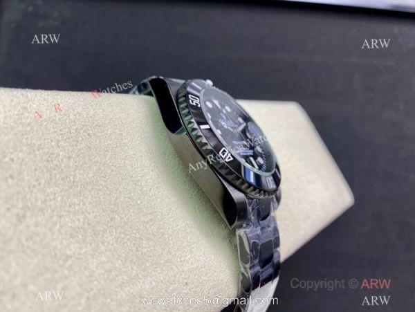 TW Factory Rolex Pro-Hunter Submariner Swiss 2836 Watch 904L Solid Black TW Factory Rolex Pro-Hunter Submariner Swiss 2836 Watch 904L Solid Black