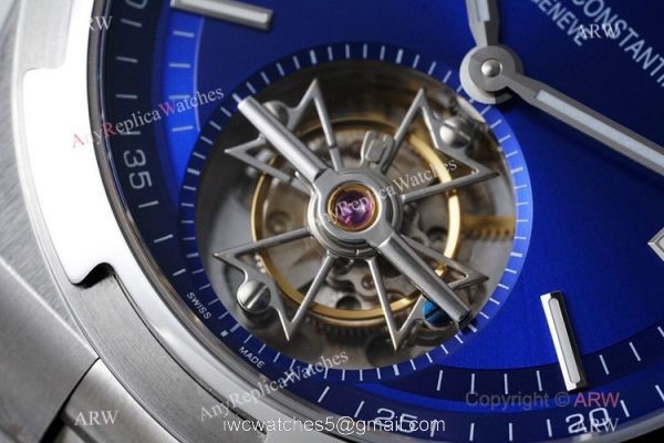 1-1 Super Clone Vacheron Constantin Overseas Tourbillon V2 6000v Blue Rubber Strap Watch 1-1 Super Clone Vacheron Constantin Overseas Tourbillon V2 6000v Blue Rubber Strap Watch