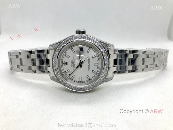Swiss 2836 Rolex Pearlmaster Stainless Steel 34mm Replica Watch Swiss 2836 Rolex Pearlmaster Stainless Steel 34mm Replica Watch