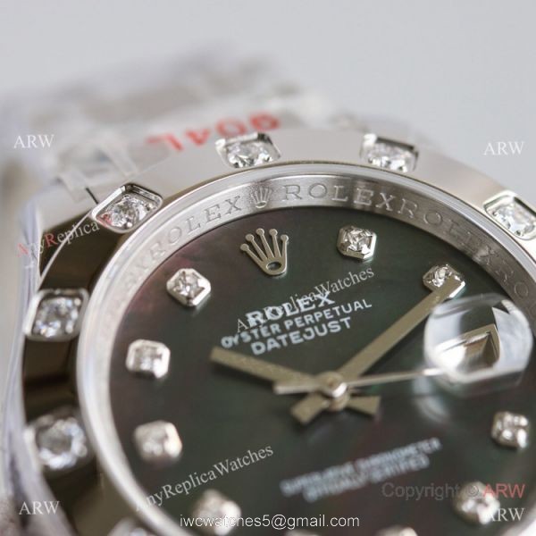 Swiss Replica Rolex Datejust Pearlmaster 81319 Watch Black Mother-Of-Pearl Stainless Steel 34mm Swiss Replica Rolex Datejust Pearlmaster 81319 Watch Black Mother-Of-Pearl Stainless Steel 34mm
