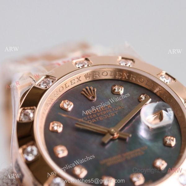 Swiss Replica Rolex Datejust Pearlmaster Swiss 2836 Watch Rose Gold 34mm Swiss Replica Rolex Datejust Pearlmaster Swiss 2836 Watch Rose Gold 34mm