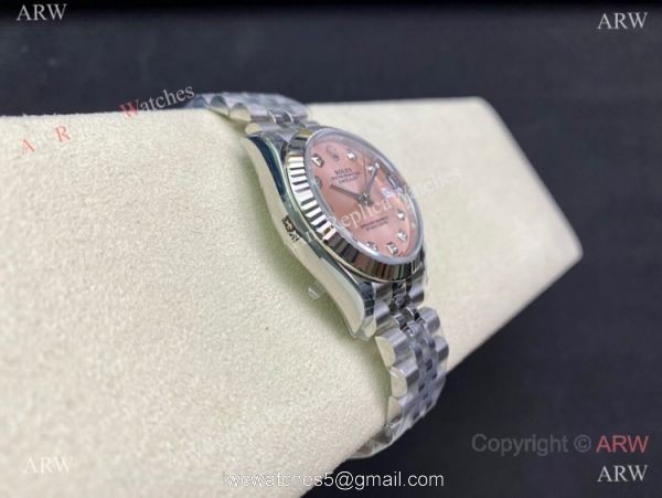 Swiss Grade Rolex Datejust 31mm TW Swiss 2836 Watch Pink Dial Jubilee Strap Swiss Grade Rolex Datejust 31mm TW Swiss 2836 Watch Pink Dial Jubilee Strap